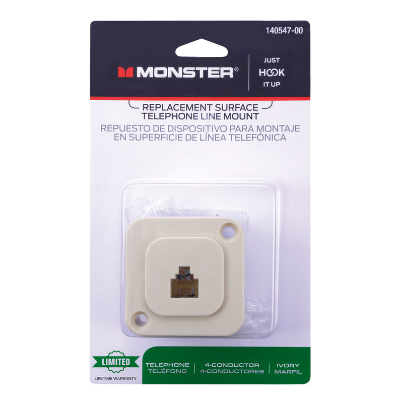 Monster Replacement Surface Telephone Line Mount