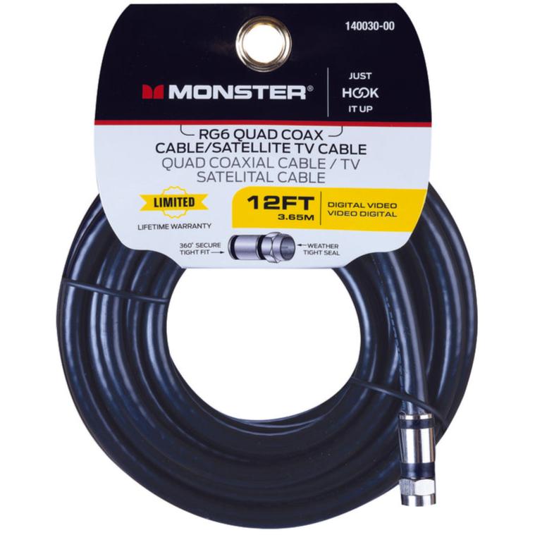 Monster RG6 Quad Coaxial Cables
