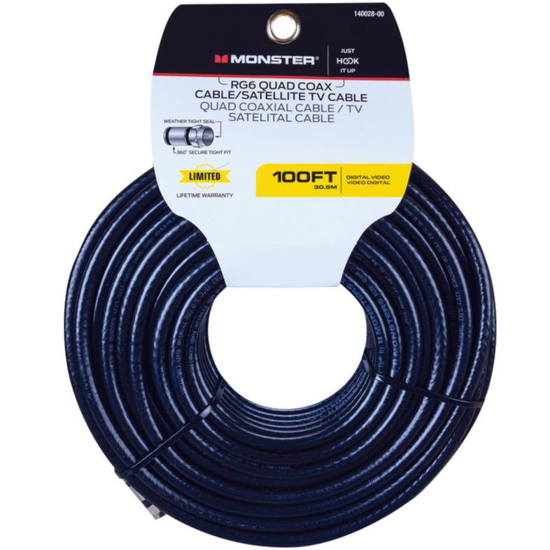 Monster RG6 Quad Coaxial Cables
