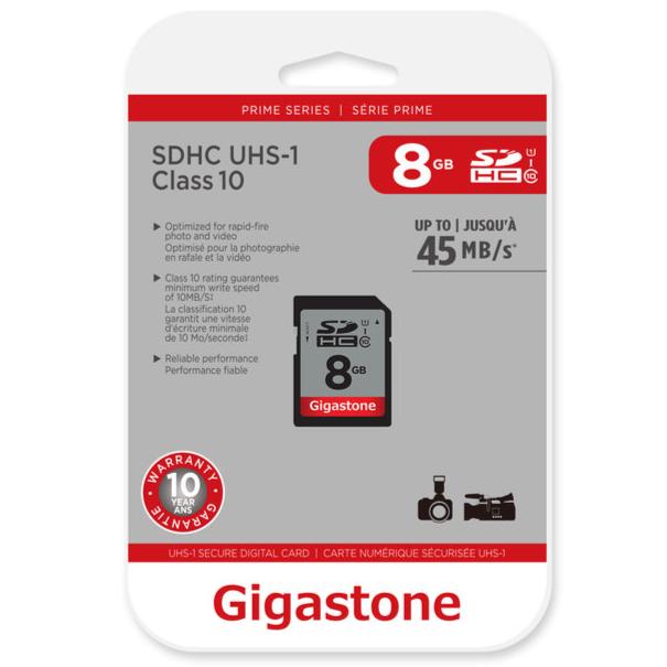 Gigastone SDHC Flash Memory Cards