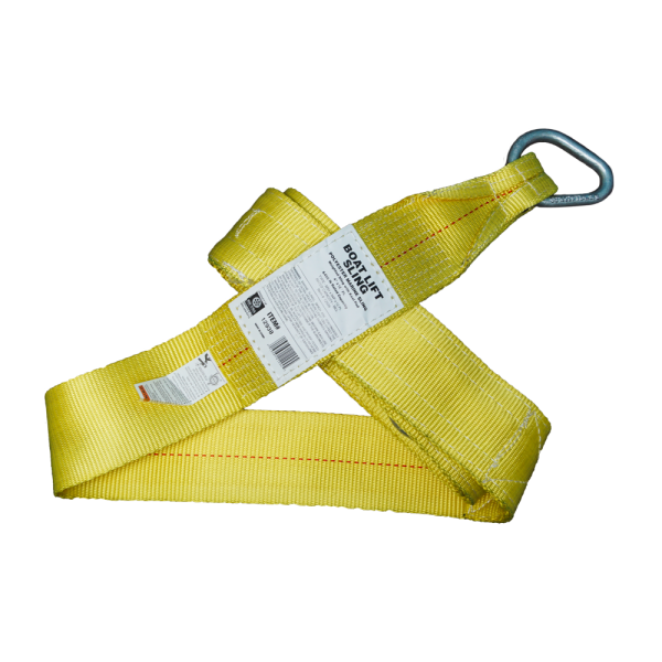 Weighted Boat Lift Sling - Yellow
