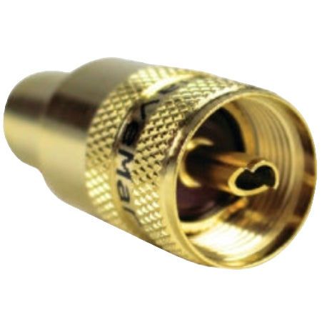 Seachoice Gold-Plated PL259 Coaxial Marine Antenna Connector (Male)
