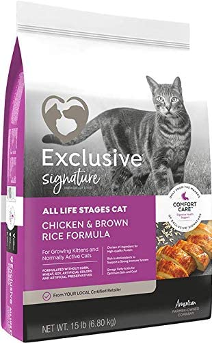 Exclusive Signature All Life Stages Chicken & Brown Rice Cat Food