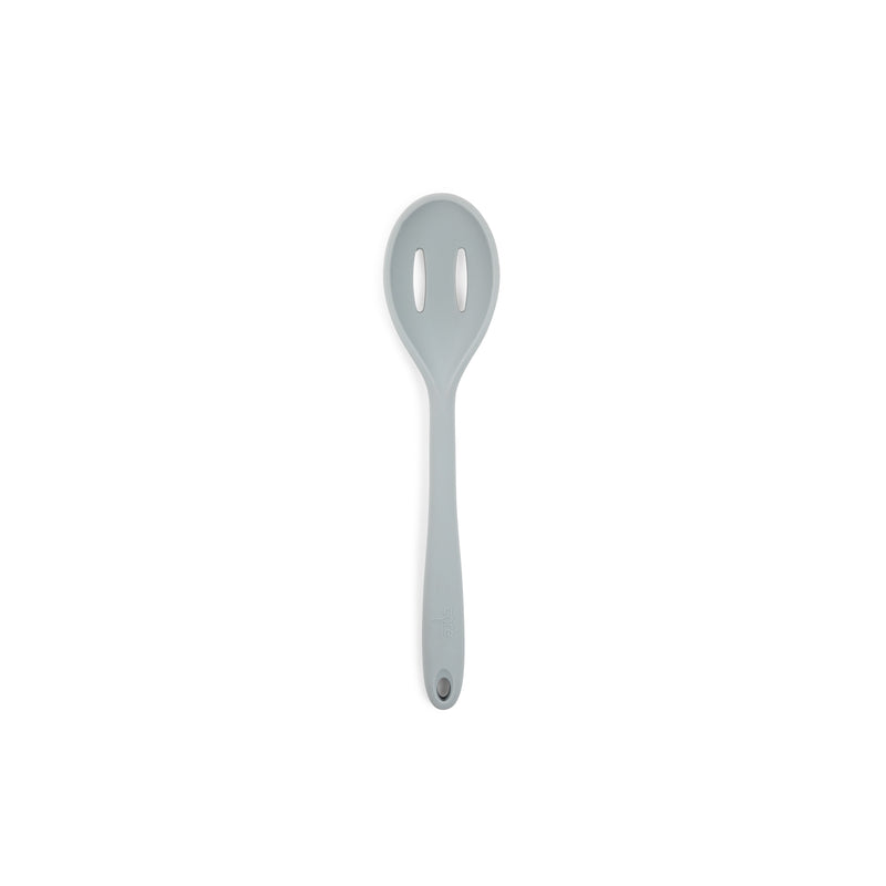 Slotted Serving Spoon, Silicone Gray
