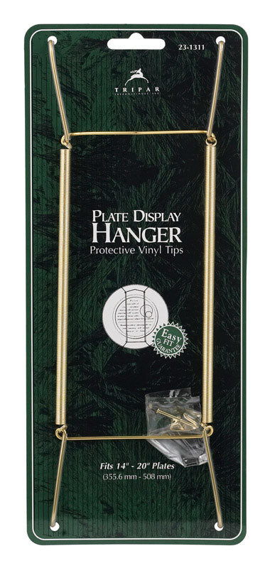 Tripar Brass Plate Display Hanger - 14" to 20"
