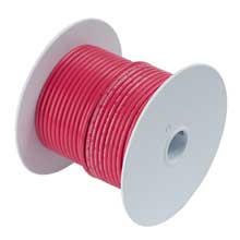 Marine Grade 4 AWG Battery Cable - Red