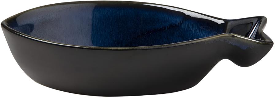 Blue Minnow Stoneware Snack Bowl - 6.25" x 3"