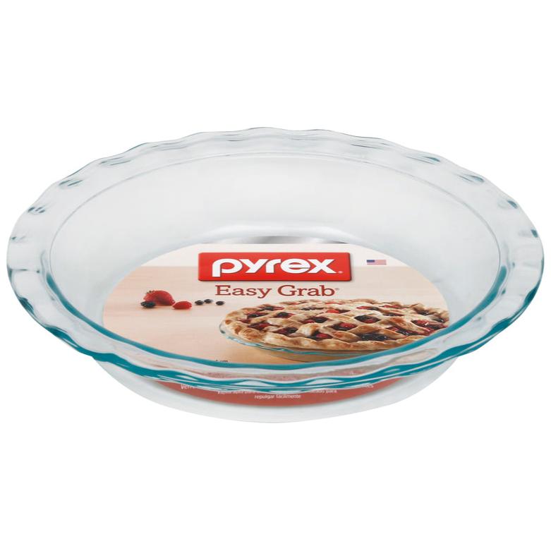 Pyrex Oven-Safe Glass Pie Plate - 9.5"
