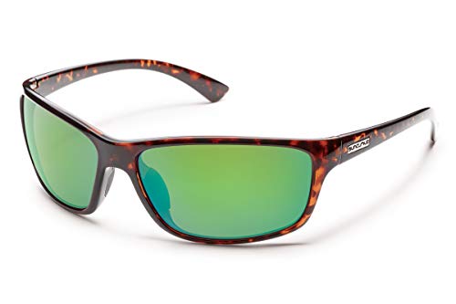 Suncloud Sentry Sunglasses - Tortoise Frame Green Mirror Lens