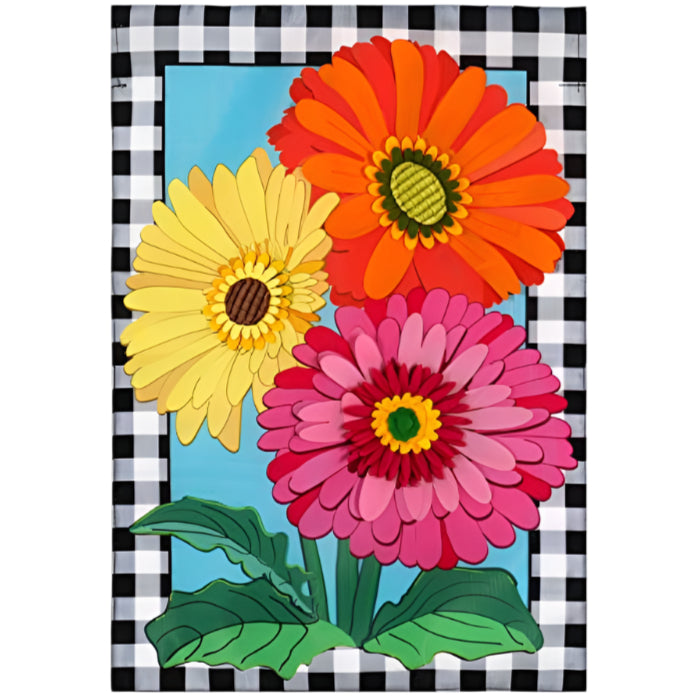 Evergreen Floral Themed House Flags - 28" x 44"