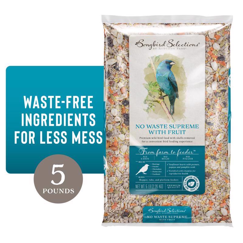 No Waste Supreme Bird Seed With Fruit
