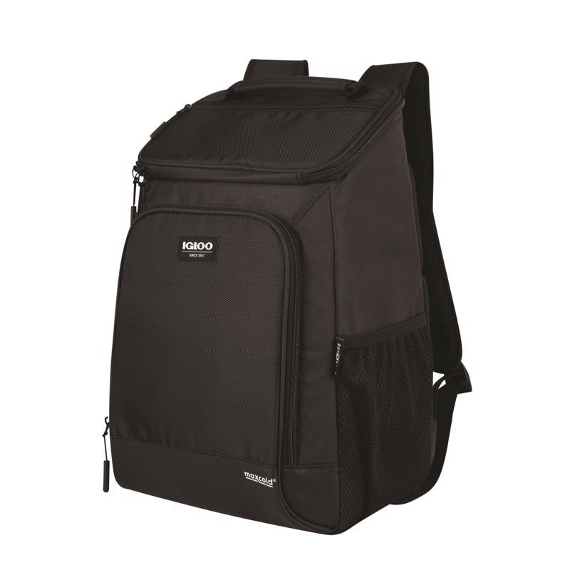 Igloo MaxCold Backpack Cooler, Black - 24 cans