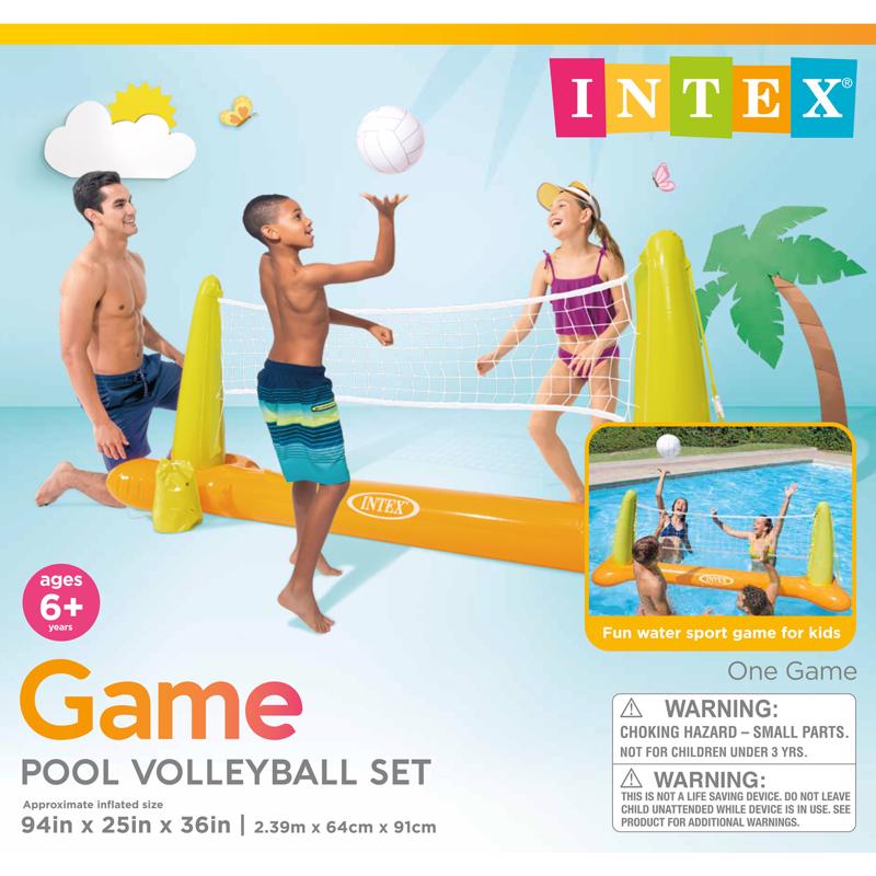 Intex Vinyl Inflatable Volleyball Pool Game