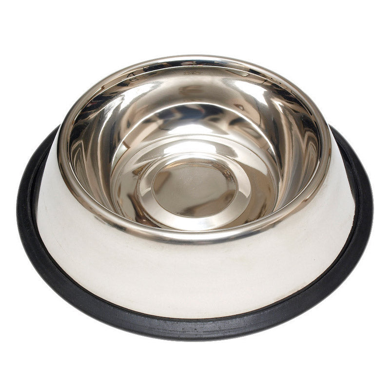 Non-Skid Stainless Steel Pet Dish