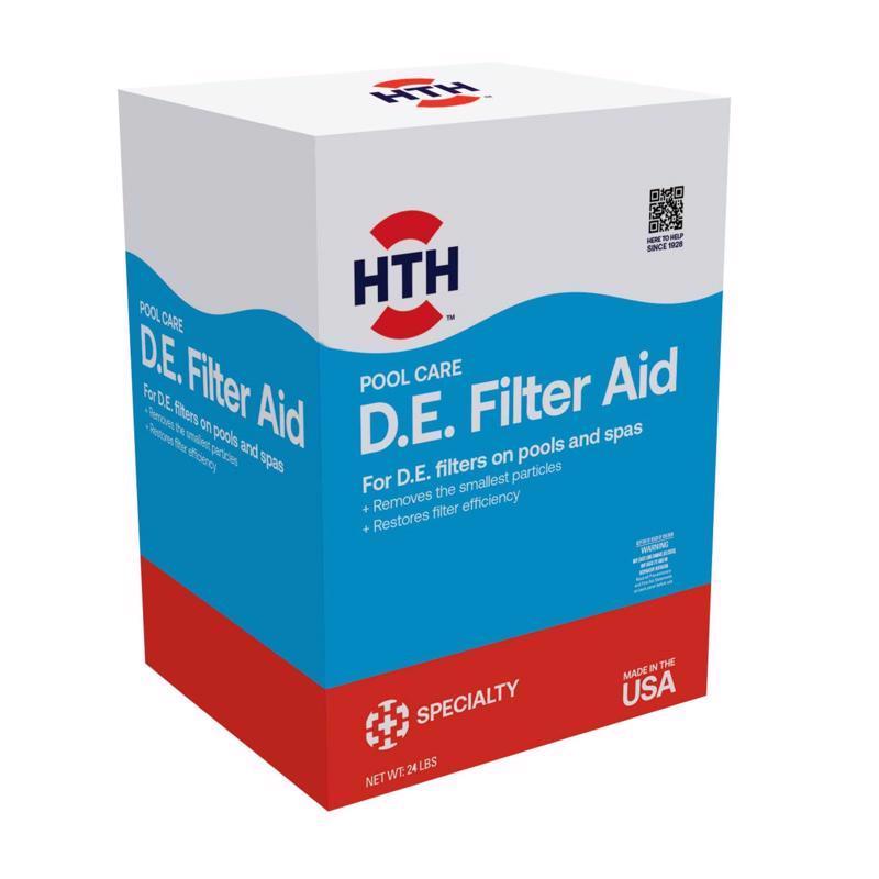 HTH Pool Care Diatomaceous Earth Filter Aid 24 Lbs.