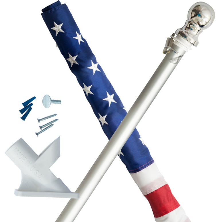 United States Flag Kit With 5' Spin Pole