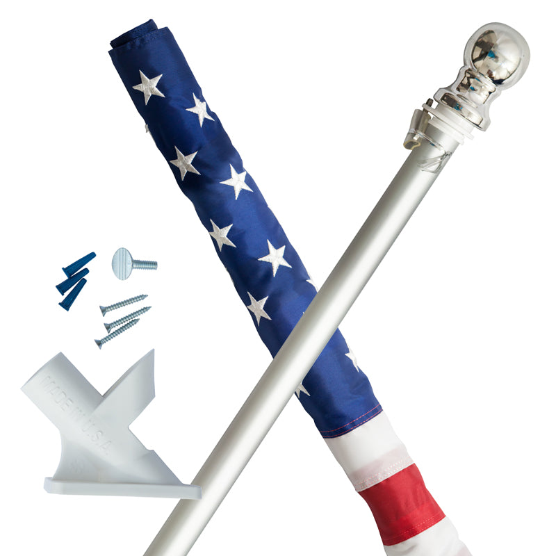 United States Flag Kit With 5' Spin Pole