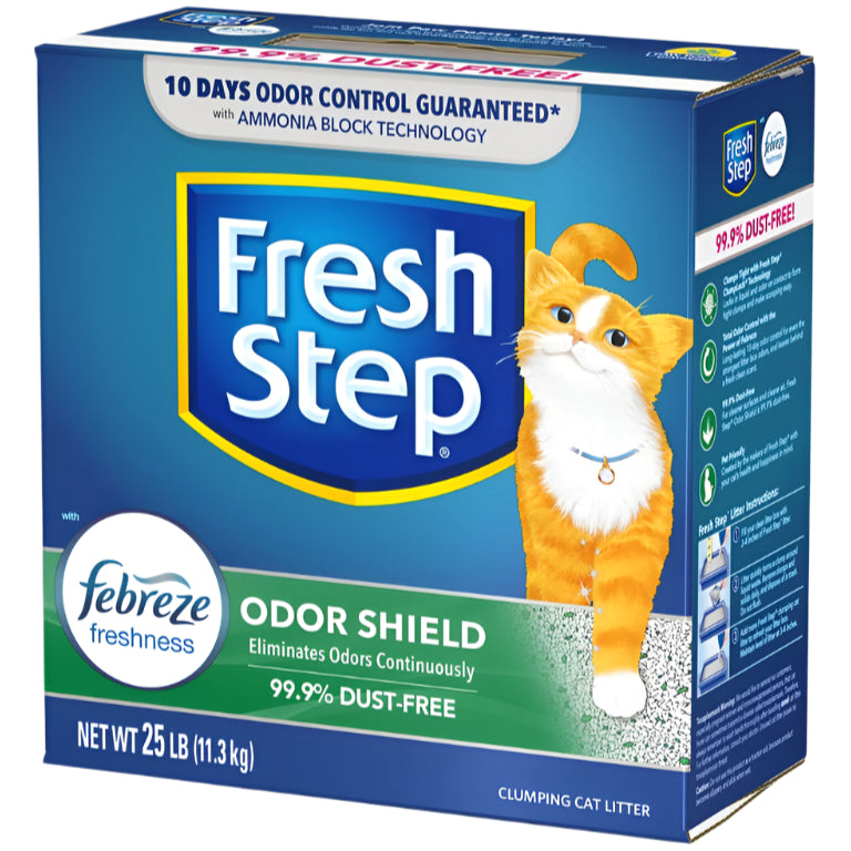 Fresh Step Odor Shield Clumping Cat Litter - 25 lb.