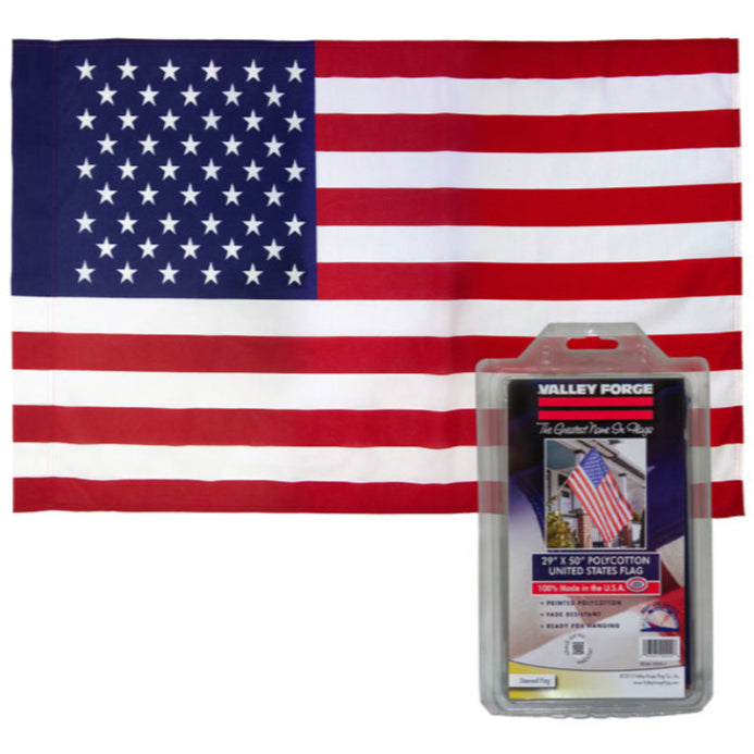 Polycotton American Flag - 29" x 50"