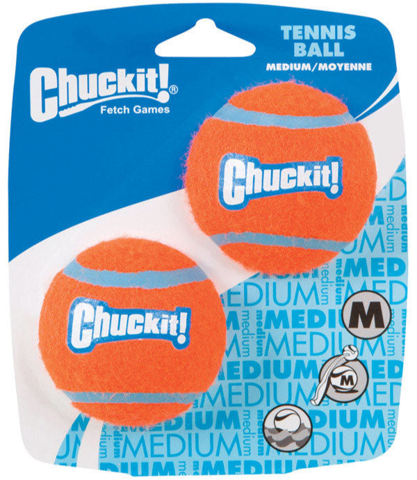 Chuckit! Ball Launcher Felt Tennis Balls - 2 pc.