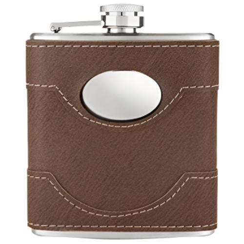 Country Home Bootlegger Stainless Steel Flask - 6 oz.