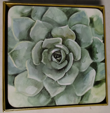 RockFlowerPaper Artful Coasters (Square) - 4 pc.