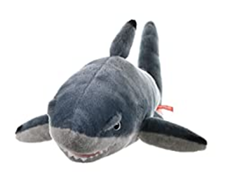 Cuddlekins Plush Black Tipped Shark - 20"