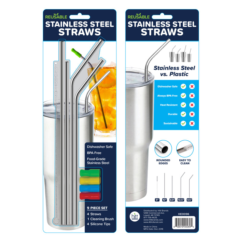 Straws, Stainless Steel