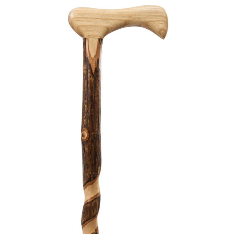 Brazos Twisted Hickory Cane - 37"