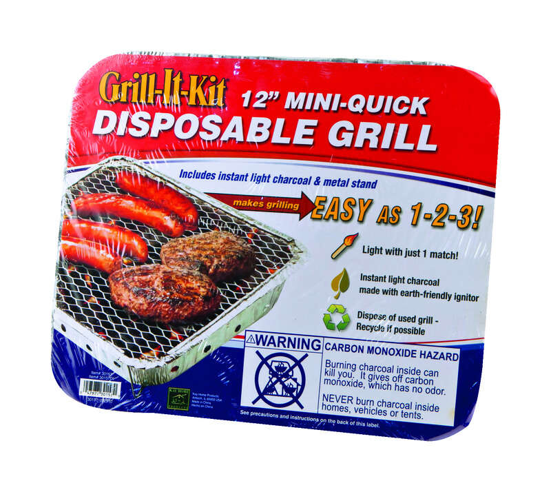 Disposable Grill Kit 12"