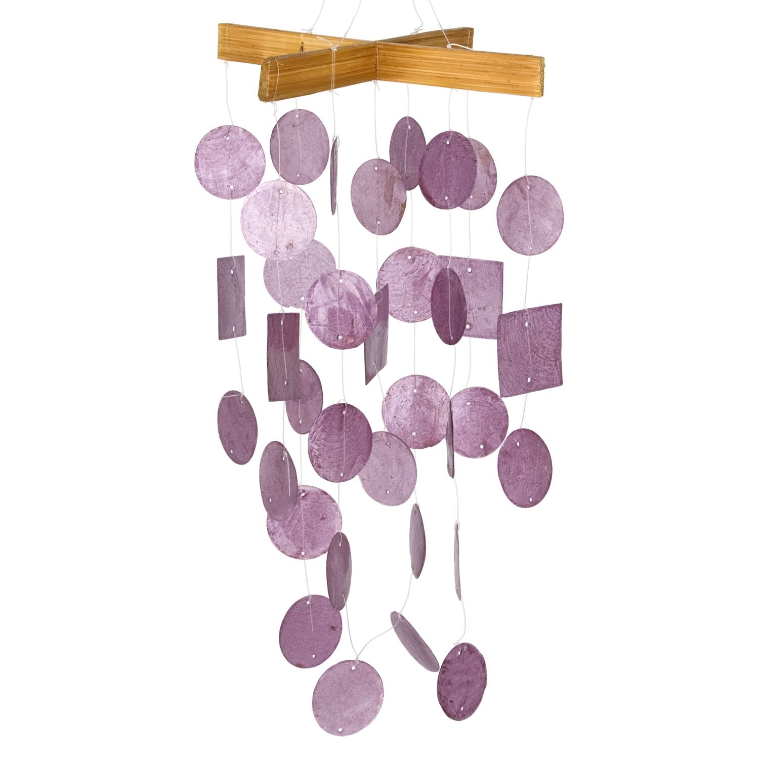 Woodstock Mini Capiz Windchimes - 12"