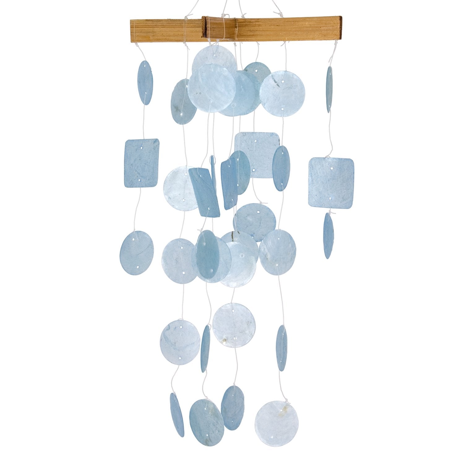 Woodstock Mini Capiz Windchimes - 12"