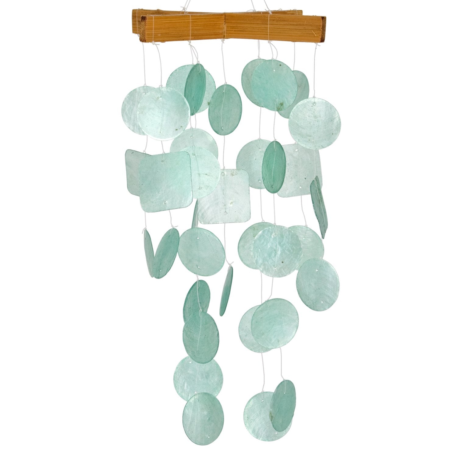 Woodstock Mini Capiz Windchimes - 12"