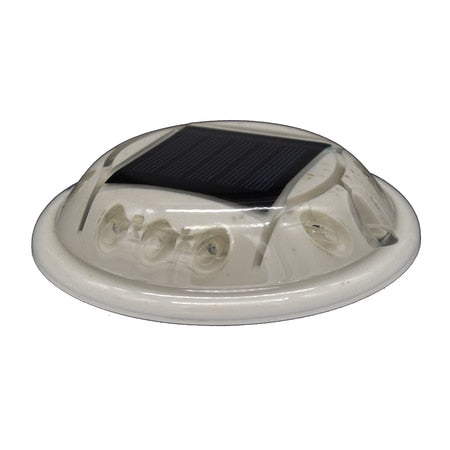 Hydro Glow C1R Round Solar Dock, Deck & Pathway Light