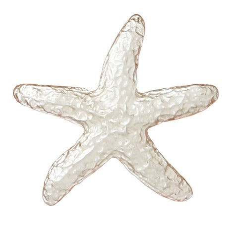 Decorative Ocean-Themed Pewter Cabinet Knobs - 1.25"