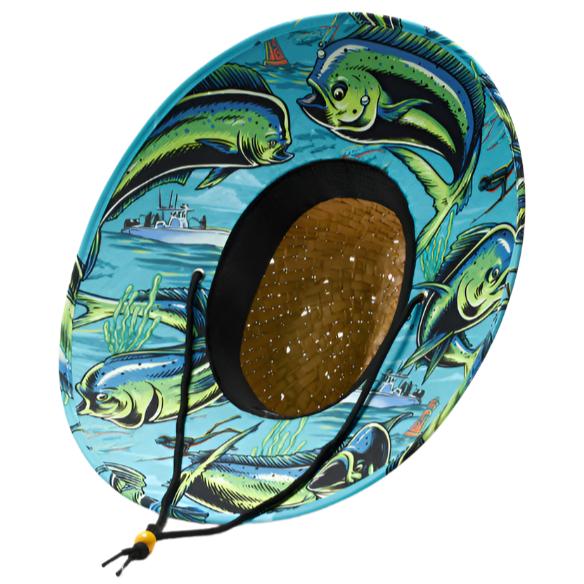 Hemlock Wide Brim Straw Lifeguard Hats