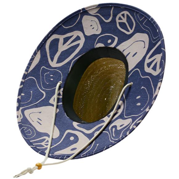 Hemlock Wide Brim Straw Lifeguard Hats