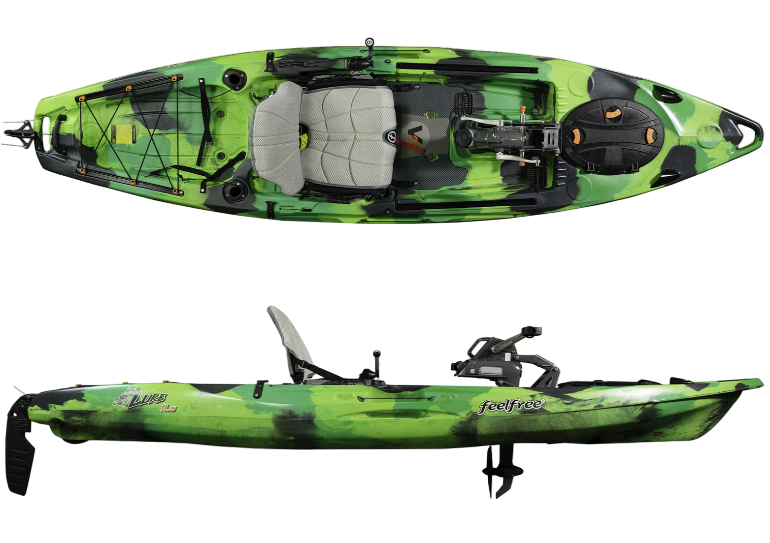 Feelfree Lure 11.5 Kayak w/ Overdrive