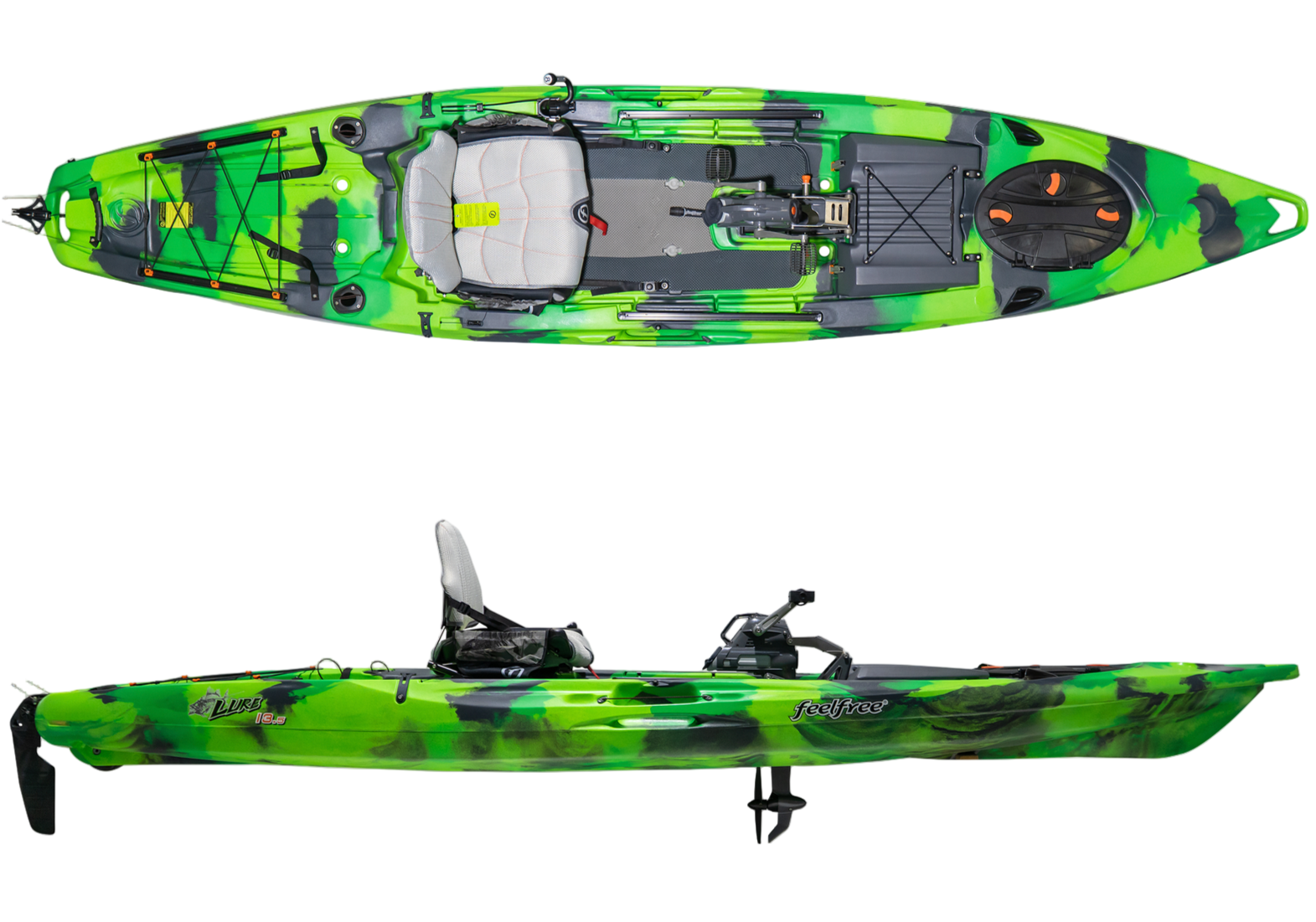 Feelfree Lure 13.5 V2 Kayak w/ Overdrive