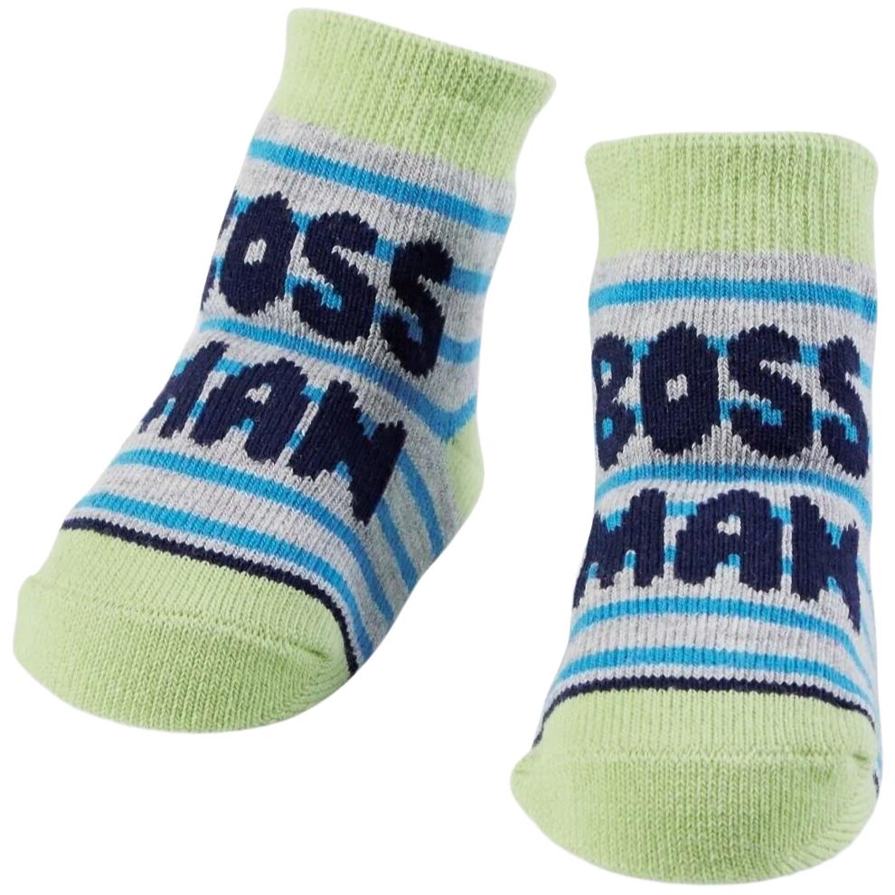 Mud Pie "Boss Man" Baby Socks