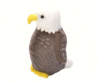 Audubon II Plush Bald Eagle With Authentic Bird Sound - 5"
