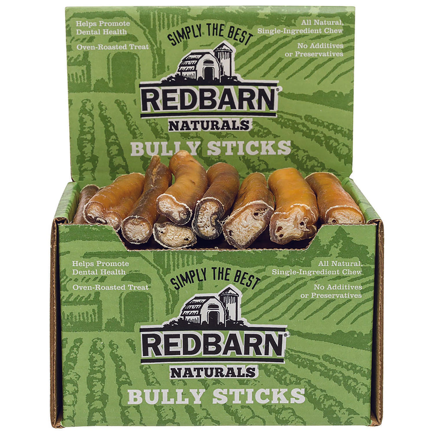 Redbarn Bully Stick Rawhide Dog Chew (Beef) - 7"