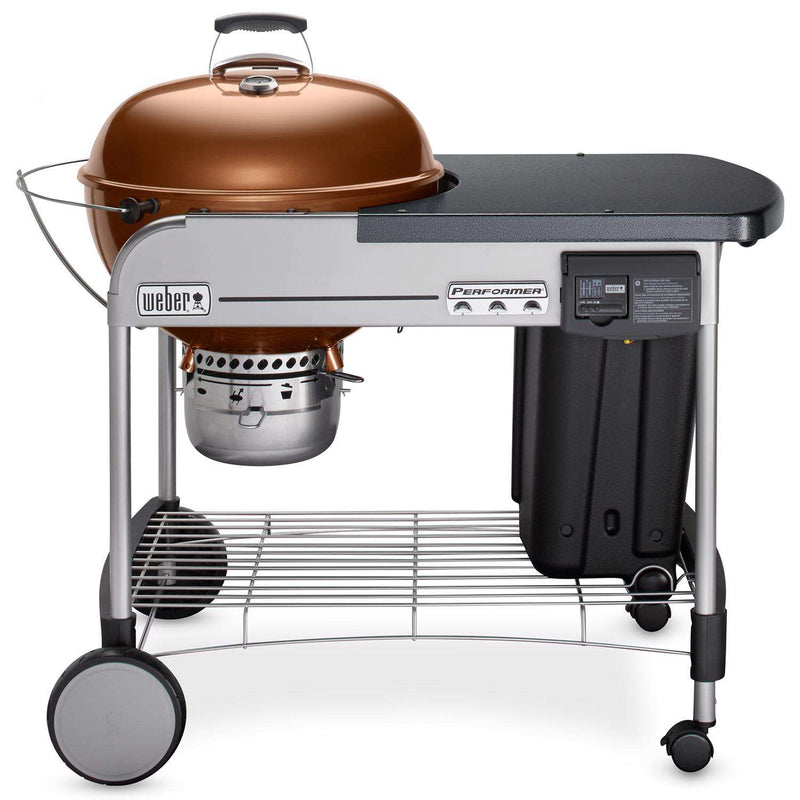 Weber Performer Deluxe Charcoal Grill 22", Copper