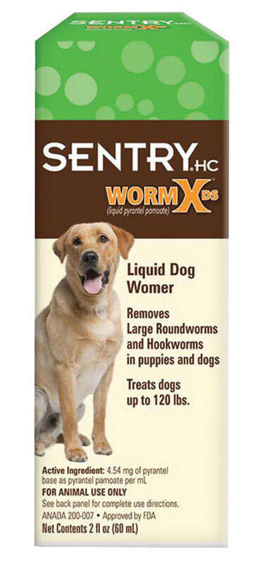 Sentry Worm X DS Liquid Dog Wormer 2 oz.