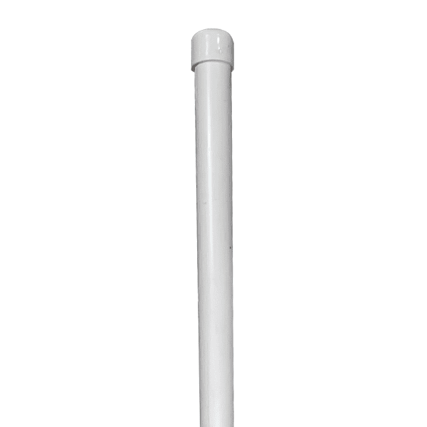 Boat Cradle Guidepost With Cap - White