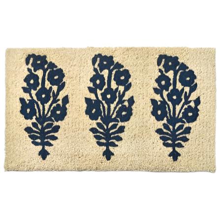 Cottage Flower Coir Mat - 18" x 30"