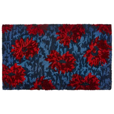 Dahlia Flowers Coir Mat - 18" x 30"
