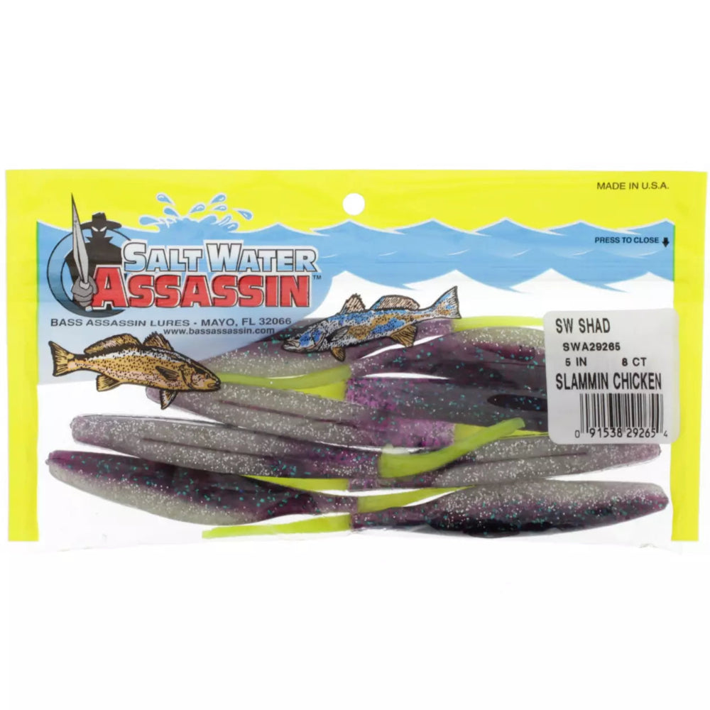 Bass Assassin Swimming Shad & Sea Shad Soft Lures Bass Assassin Swimming Shad & Sea Shad Soft Lures