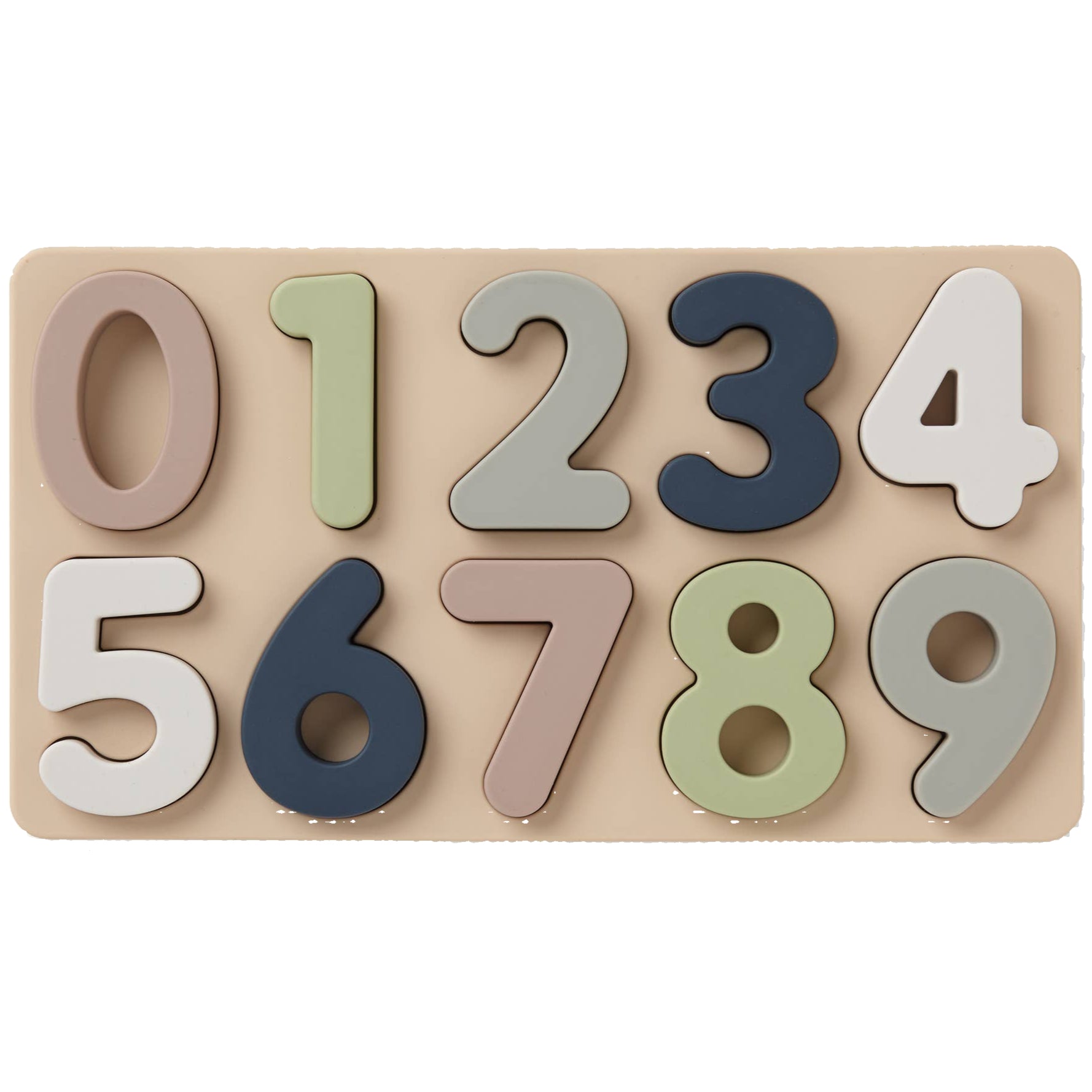 Ali + Oli 10-Piece Silicone Number Puzzle
