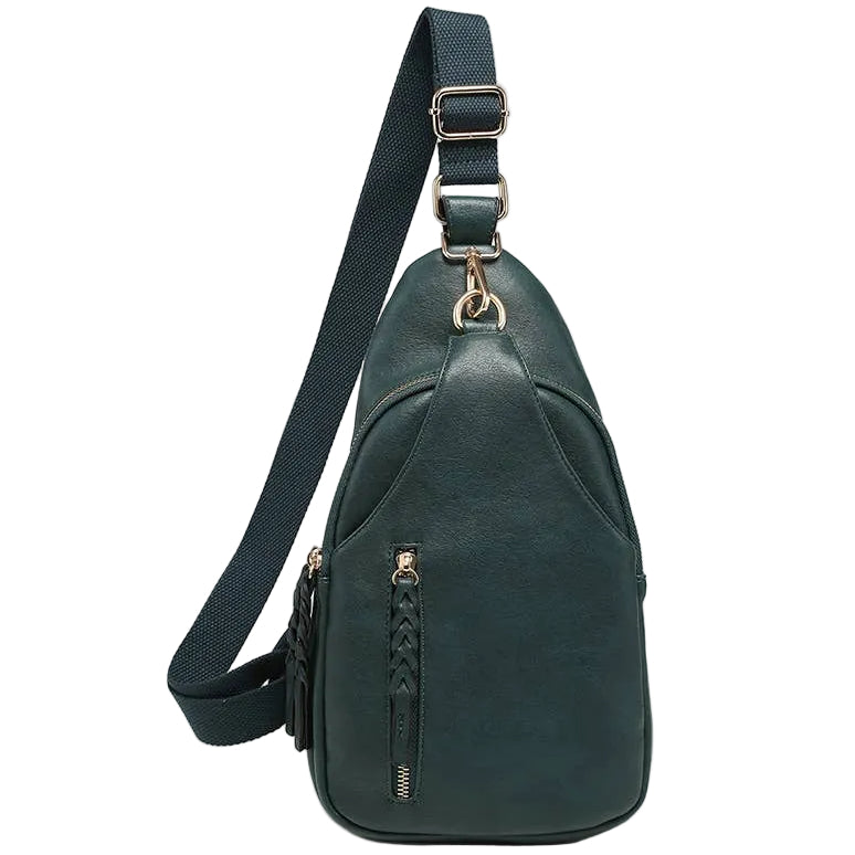 Jen & Co. Nikki Vegan Leather Crossbody Sling Bag